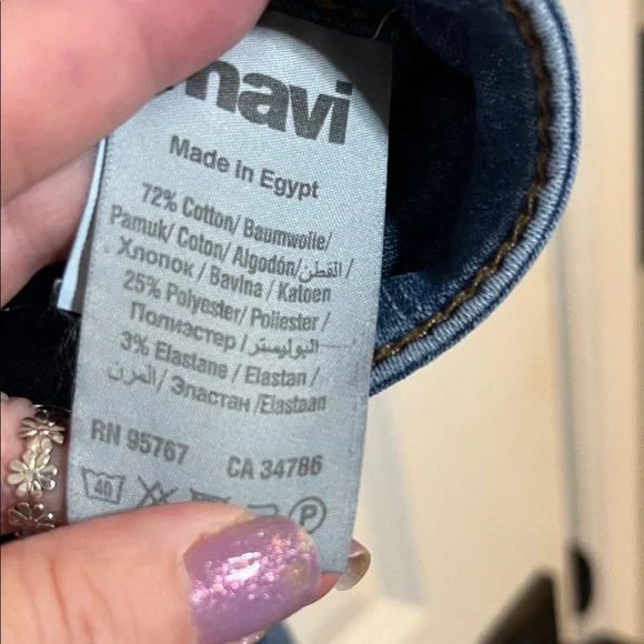 Mavi Women's Dark Blue Cropped Skinny Jeans - Picture 4 of 6